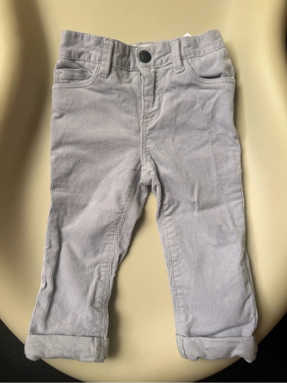 Old Navy Light Gray Corduroy Kids Pants